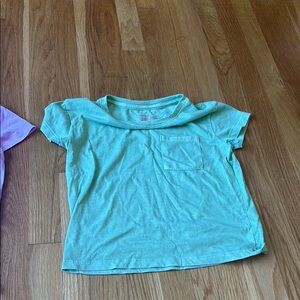 Cat & Jack Green Short Sleeve Tee Casual Comfort